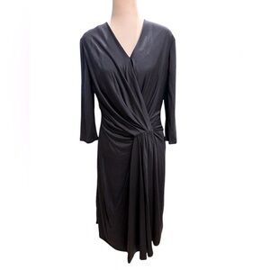 Hugo Boss Jersey openblue midi dress size M